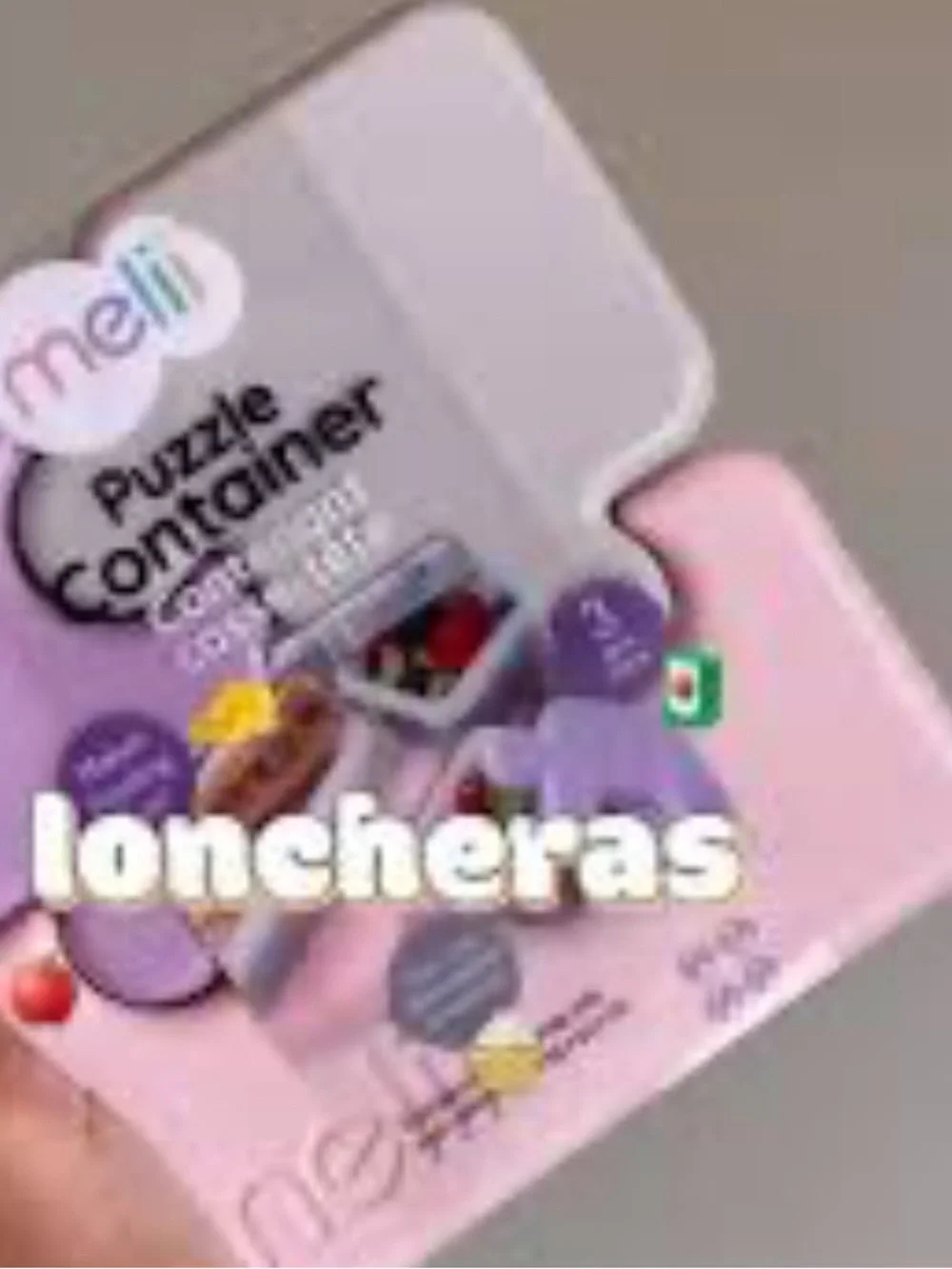Pink Puzzle Container Lunchbox - Melli